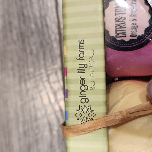 NWT Ginger lily farms Botanicals 4 count Fruit & Herb Fizzy Bath Bombs gift set - Picture 2 of 5